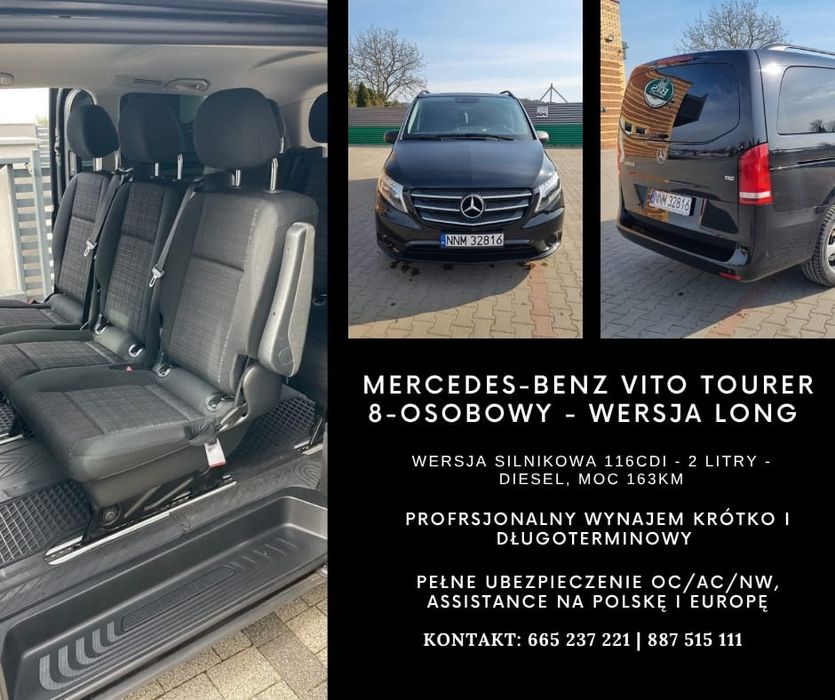 Wynajem Bus 8-osobowy Mercedes-Benz