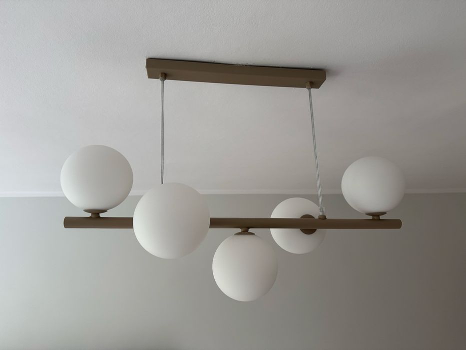 Wisząca lampa Kaja 5 kloszy - jak nowa.