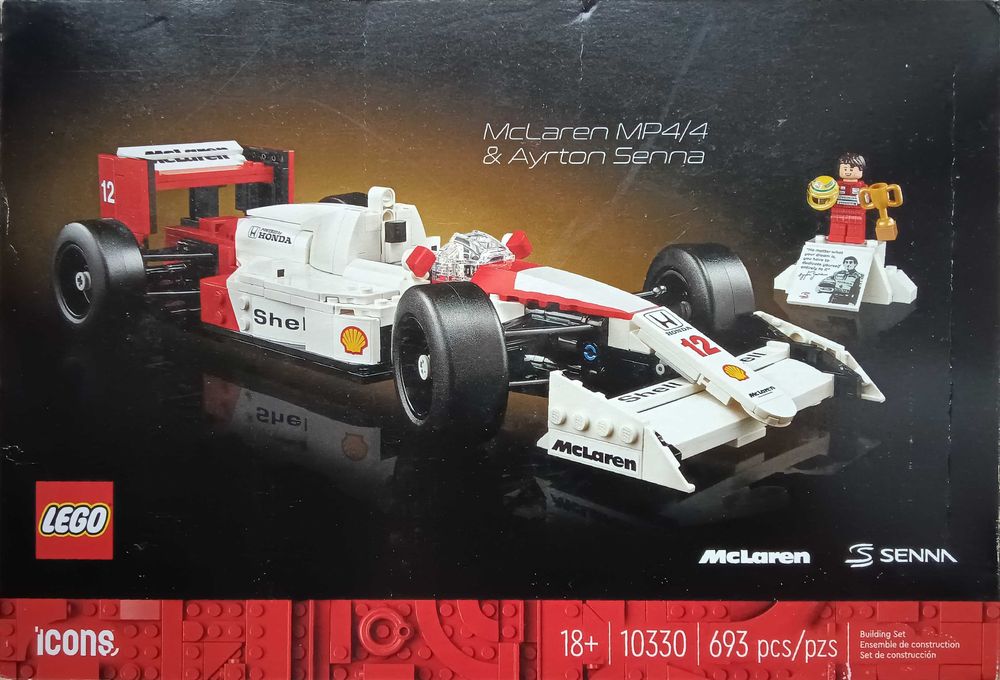 LEGO Icons McLaren MP4/4 i Ayrton Senna – Nr. 10330