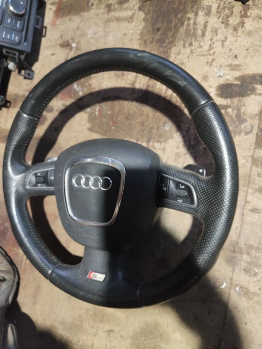 Kierownica poduszka audi a4 B8 S line łopatki