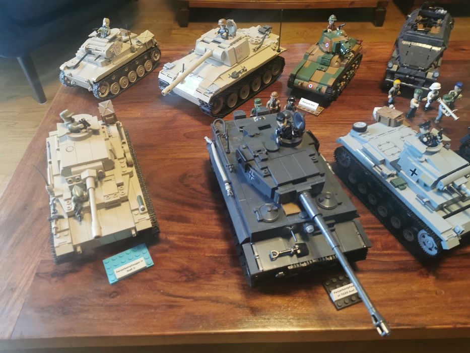 Klocki Cobi zestaw czołg tygrys pantera