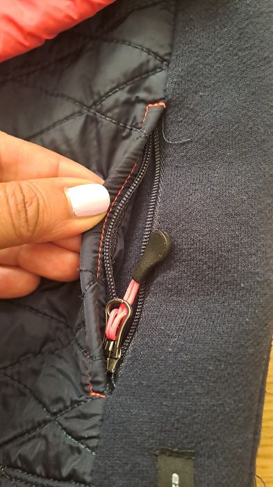 Casaco de equitação + meias + luvas  criança azul/rosa