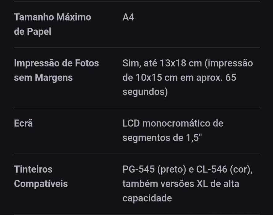 Canon PIXMA TS3450 impressora multifuncional