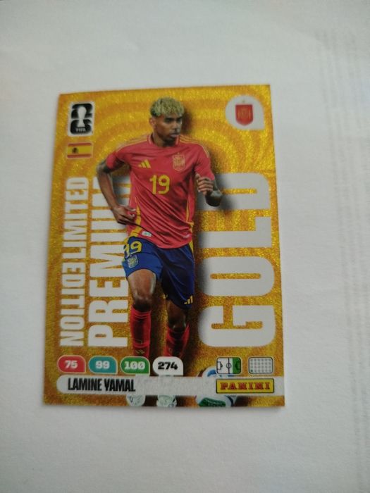 Karty FIFA world cup 2026 panini limited edition premium gold