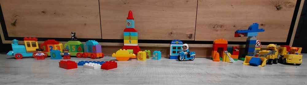 Klocki Lego Duplo komplet 4 zestawy: 10518,10900,10815,10847