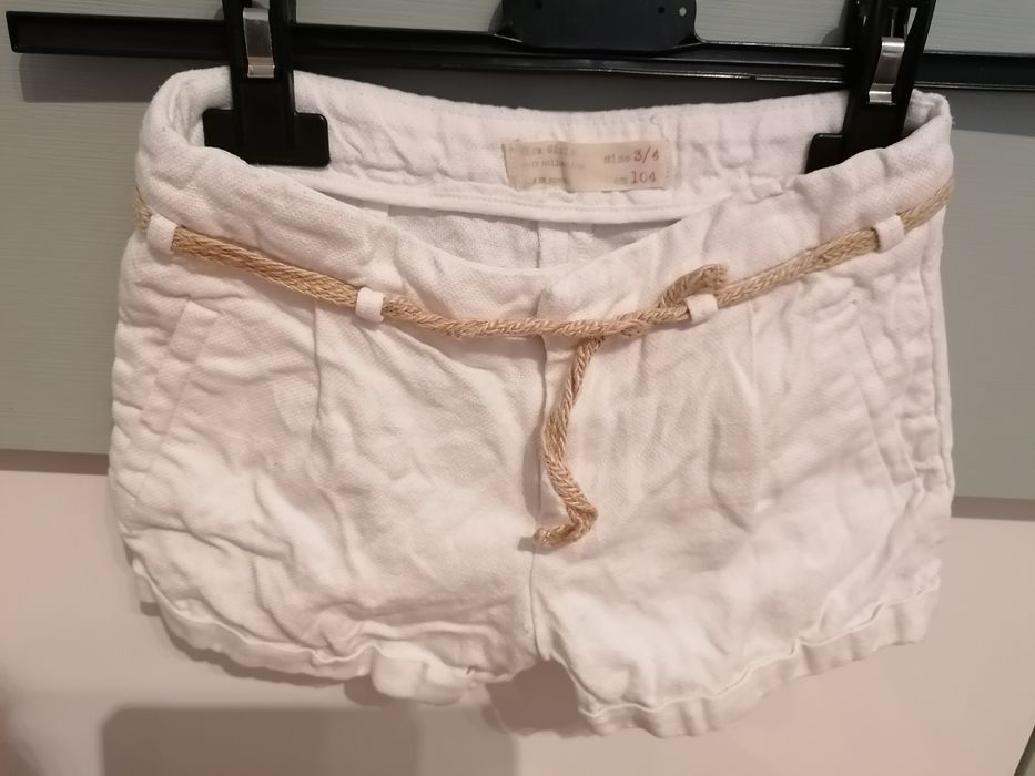 Calções de verão de menina Zara Girls - tamanho 3/4 anos