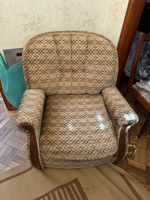 Sofa cama + 2 poltronas