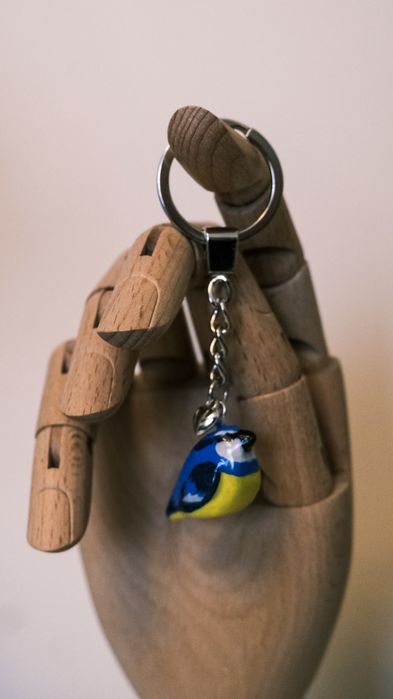 Breloczek - sikorka modraszka