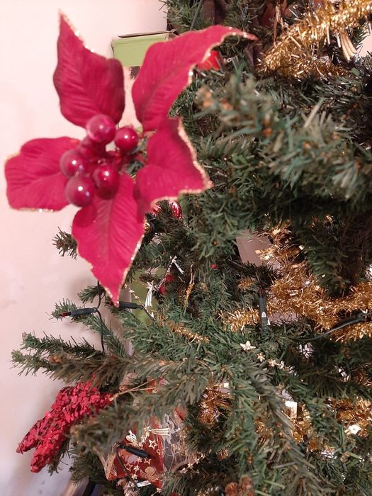 árvore de natal rica e variada