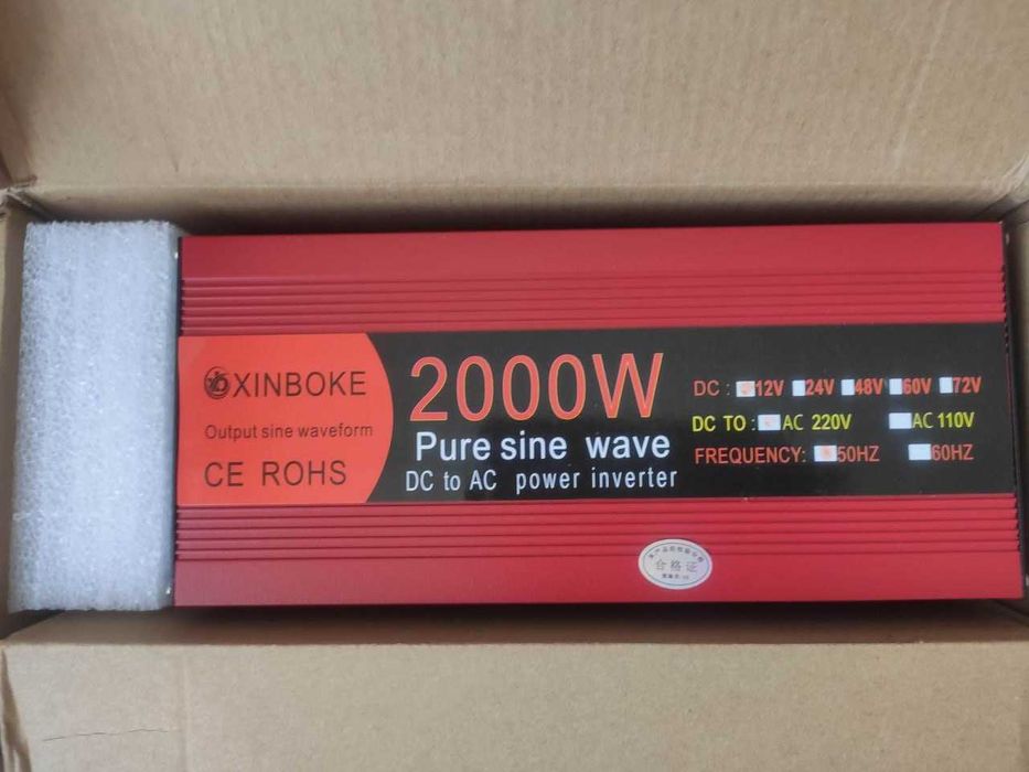 Инвертор 2000 Чистая синусоида XINBOKE