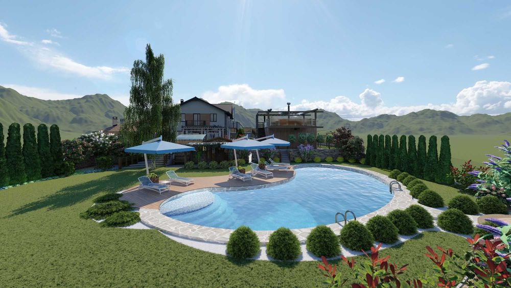 Ландшафтний дизайн та дизайн фасаду