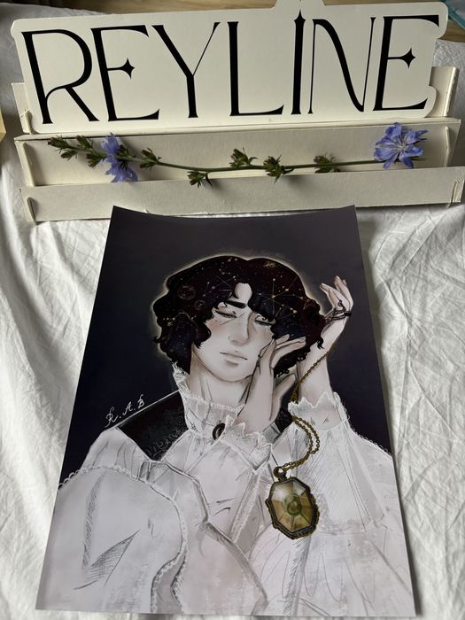 Regulus Black print własnoręcznie robiony