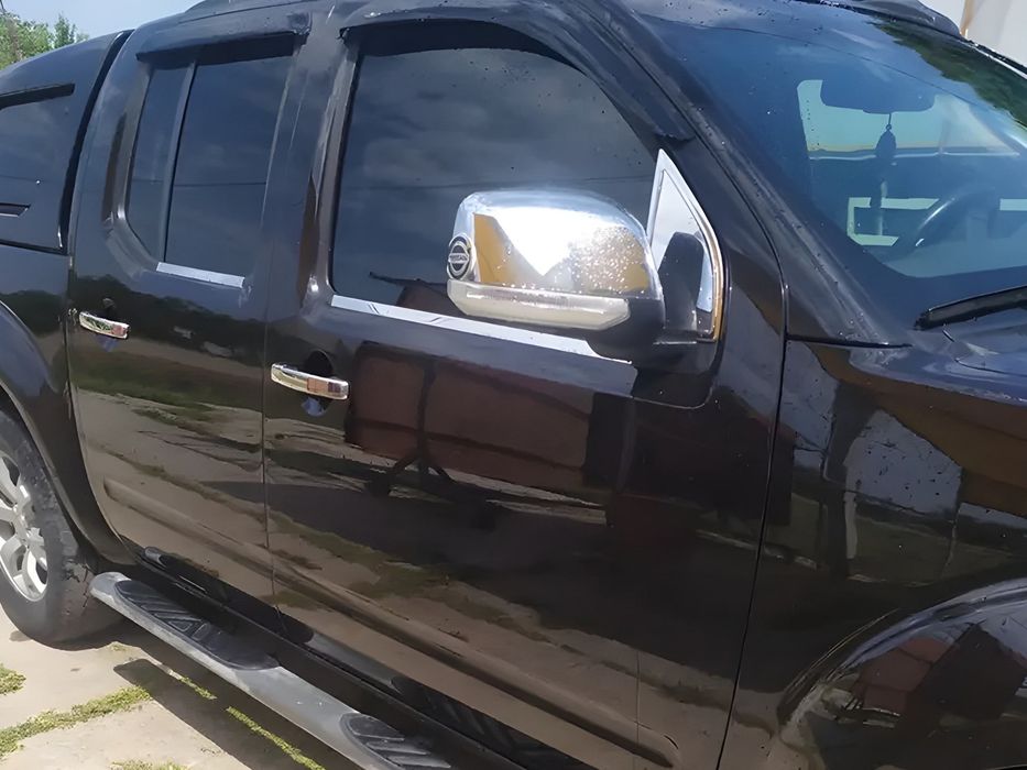 Nissan Navara 2006-2015 Хром накладки на зеркала без повороту