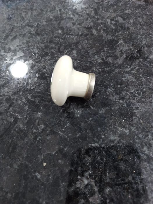 Puxador porcelana Flor Azul