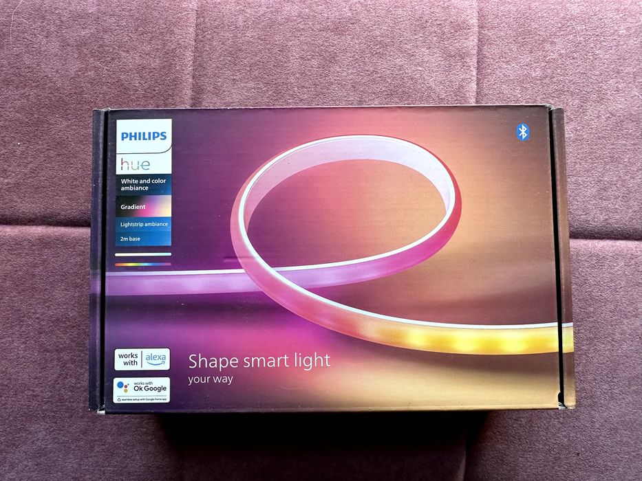 Taśma LED Philips Hue Taśma White and Color Ambiance Gradient - baza, 2m