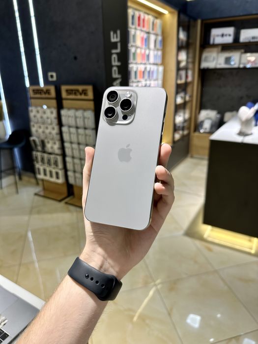 ИДЕАЛ! Айфон 15 Про Макс 256Гб НАТУРАЛ СИМ (849$) Гарантия/Магазин