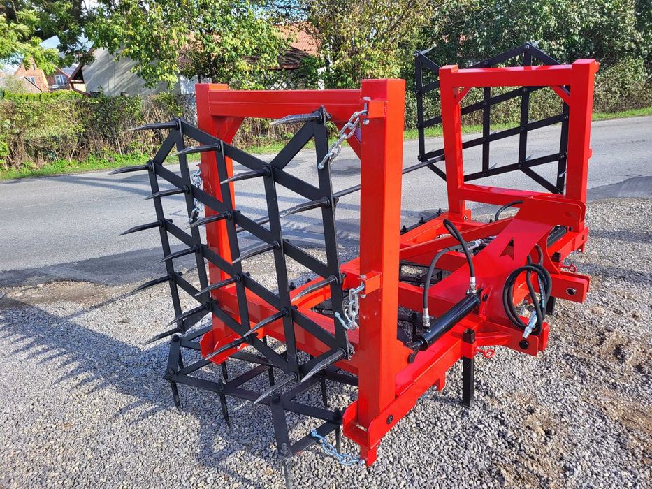 BRONY HYDRAULICZNIE składane ciężkie 5-pól /2-siłowniki/ząb 20 agregat