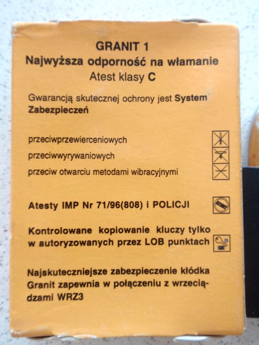 Kłódka gerda granit