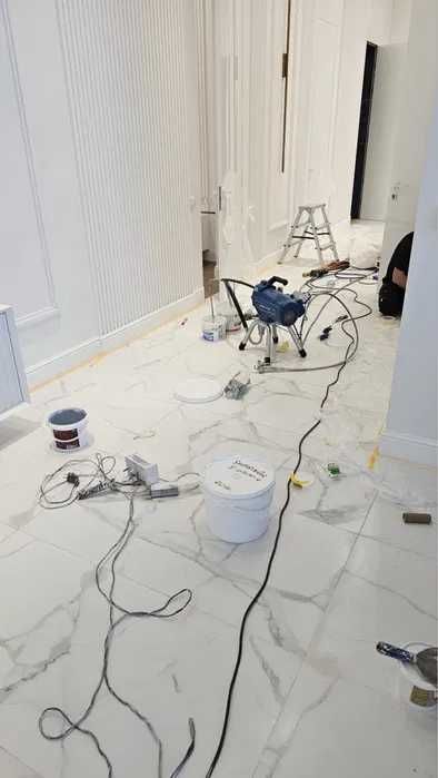 Малярні роботи малярные работы покраска стен шпаклевка ТЕЛЕФОНУЙТЕ!