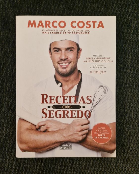 2 Livros de receitas do Marco Costa