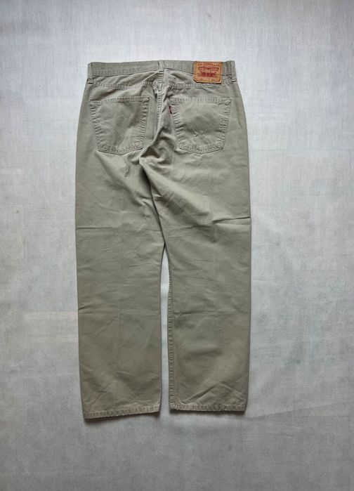 Spodnie Levis 401 krem vintage super krój