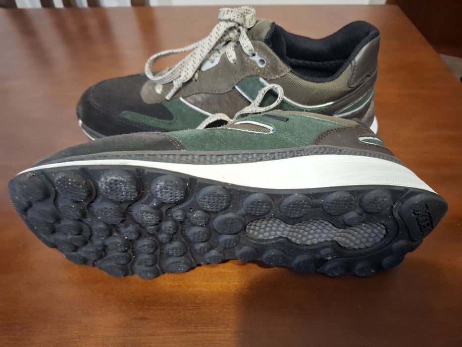 Sapatilhas Geox Spherica Actif X1 ABX verde castanho (Homem)