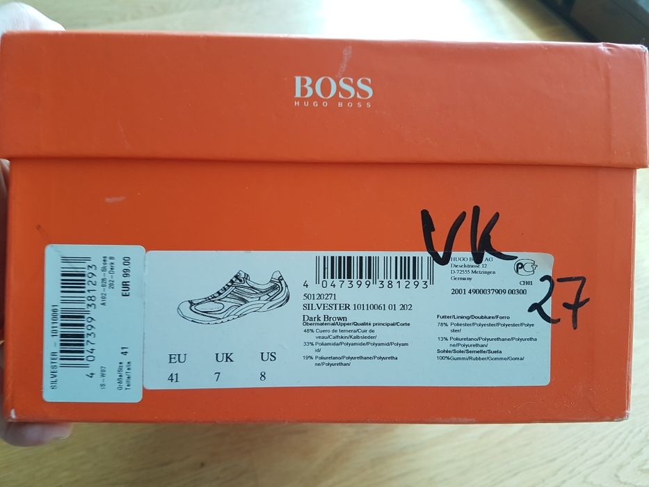 Skórzane, BOSS rozm.41