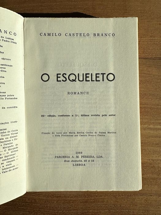 Camilo Castelo Branco, várias obras 1968 a 1974