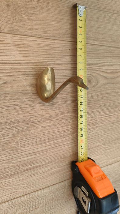 Mała figurka z mosiądzu. Łabędź