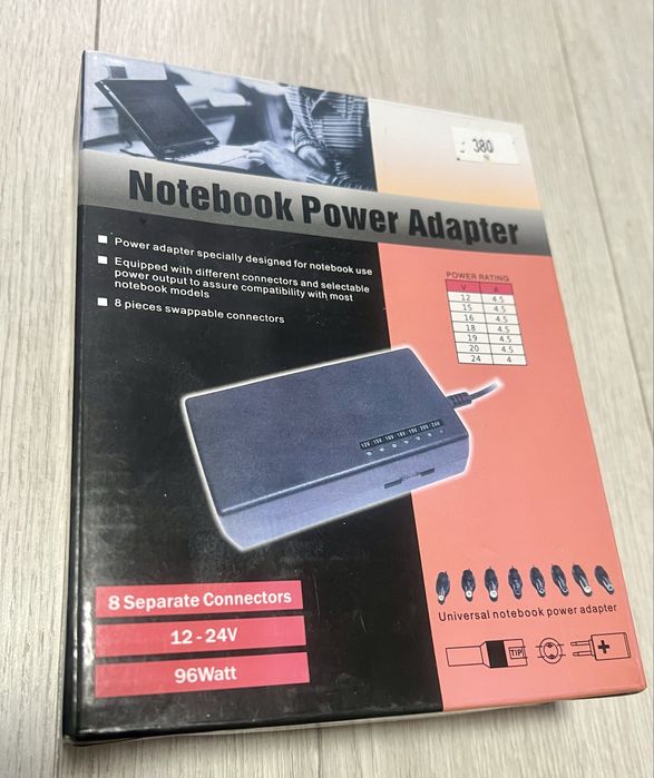 Нова Універсальна зарядка для ноутбуків DC 12-24V 100W