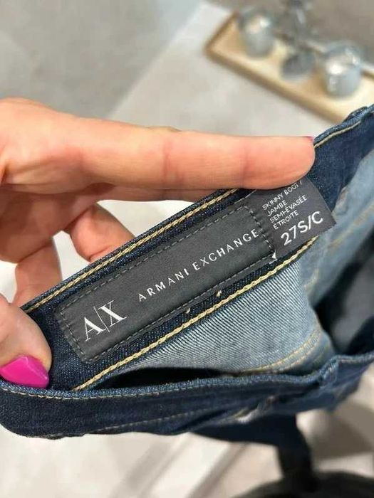 Armani exchange AX 27 s 36 skinny boot jambe dzwony