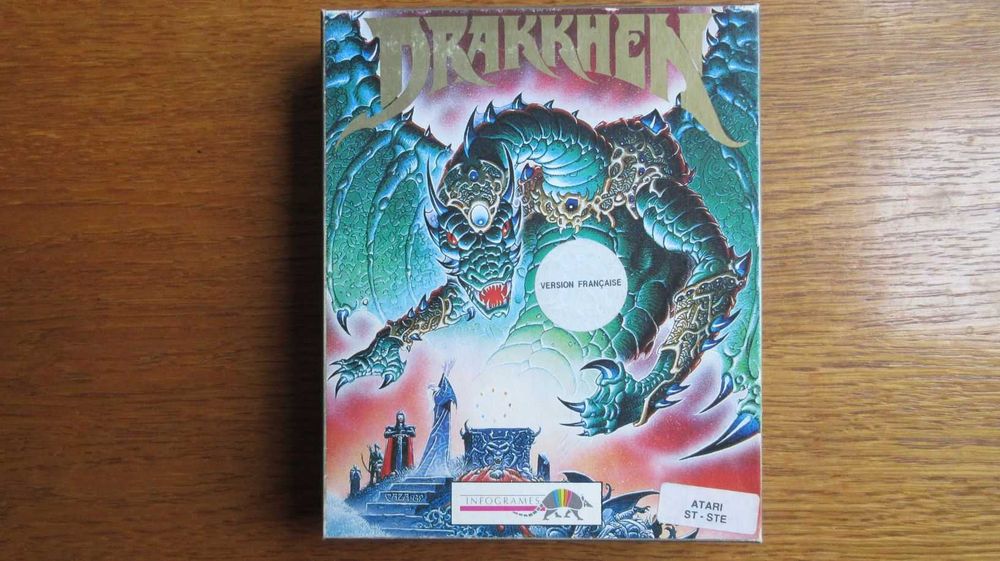 Oryginalna gra Atari ST: Drakkhen