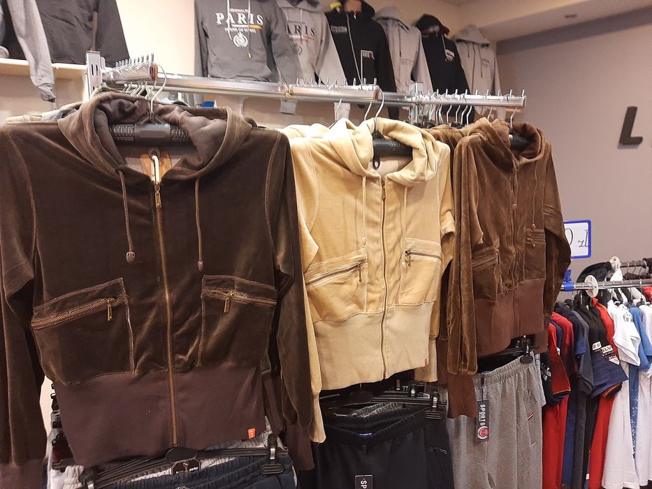 Bluzy damskie welurowe. S M L XL.