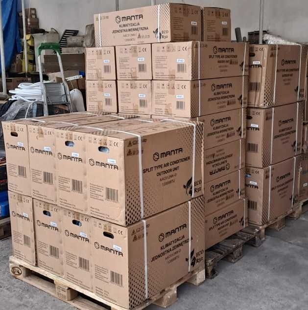 KLIMATYZACJA MANTA DLU507 3,5 kW | CHŁODZENIE + GRZANIE klimatyzator ścienny split dostępna od ręki