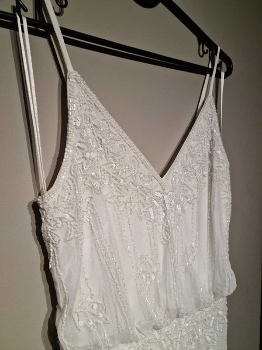 Suknia ślubna Lace Beads perełki kryształki