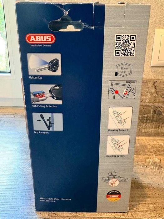 Cadeado dobrável para bicicleta Abus Bordo Granit 6505 XPlus