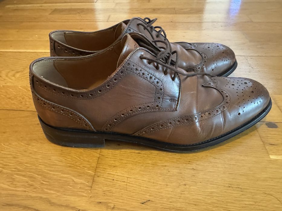 Sapato em pele Massimo Dutti