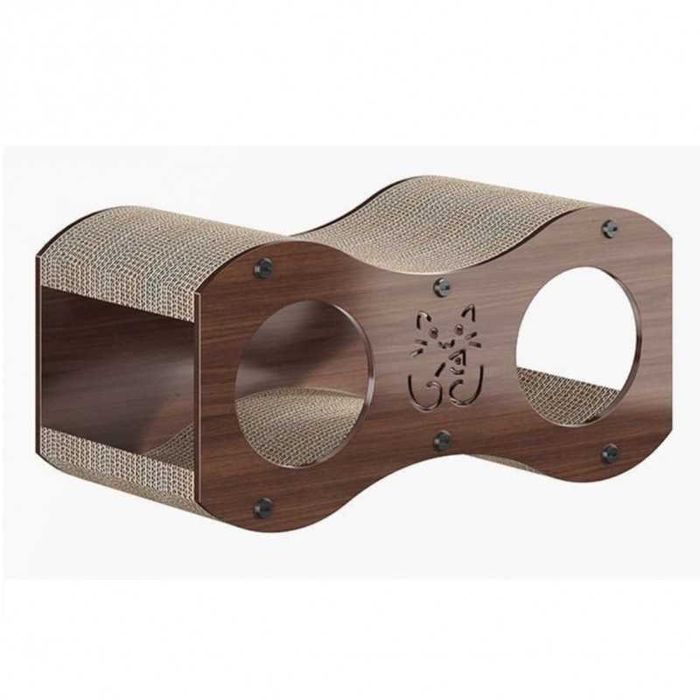 DOMEK DLA KOTA 2w1- budka, legowisko, drapak, 47 x 22 x 23cm KOT24