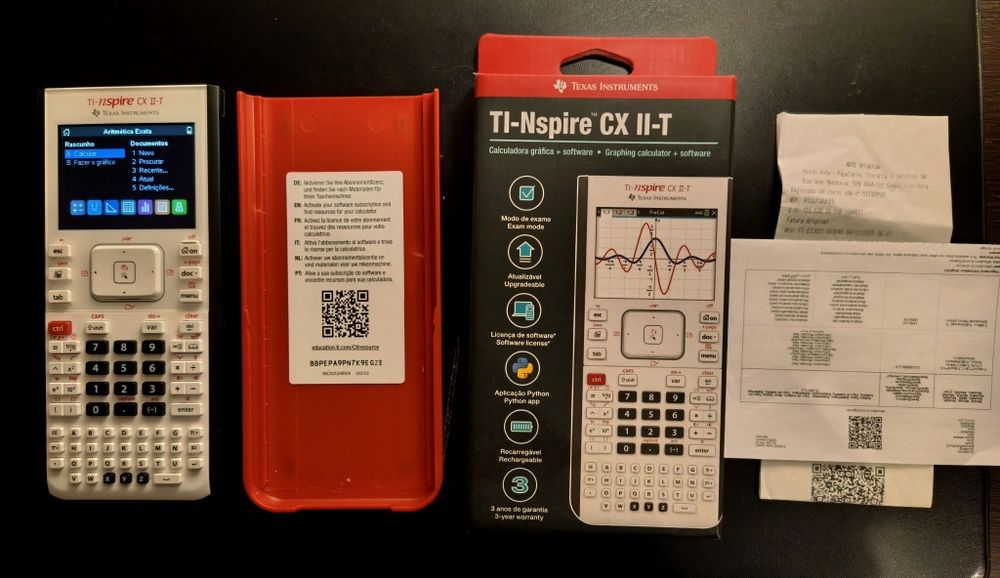 Calculadora Gráfica Texas Instruments TI-Nspire CX II-T (Como Nova + Garantia)