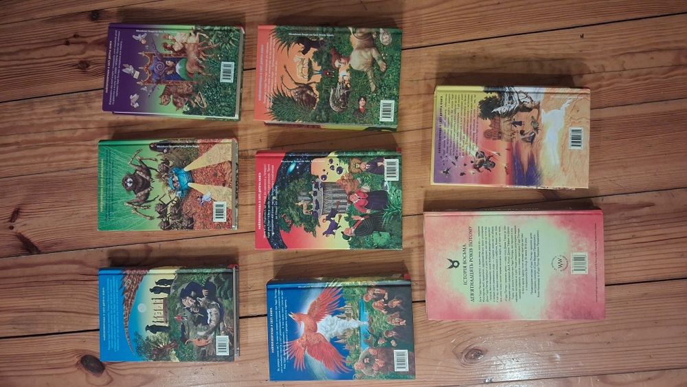 Книги  Гаррі Поттер 1 2 3 4 частини