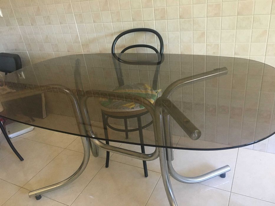 Mesa de Cozinha em vidro - Preço baixo