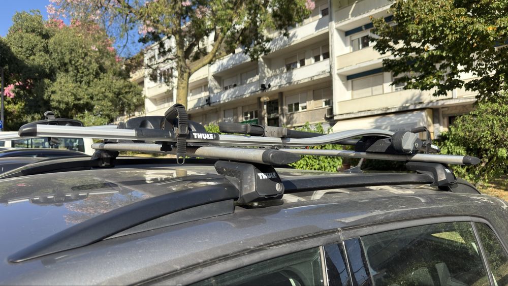 Barras de tejadilho THULE wingman suporte bicicleta