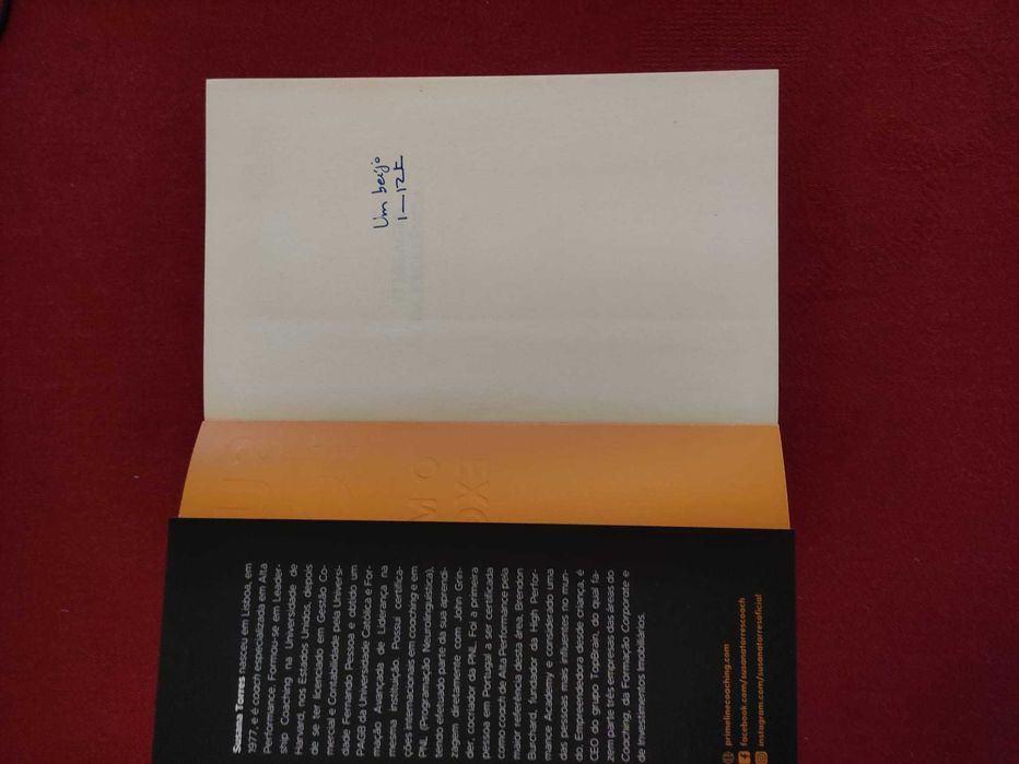 Livro Susana Torres O Milagre da Excelência autografado