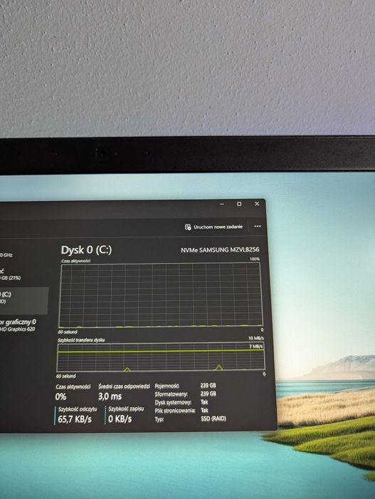 (Jak nowy, Mocna bateria) Dell Latitude 7390 14 /i5/8x3,6GHz/16GB DDR4