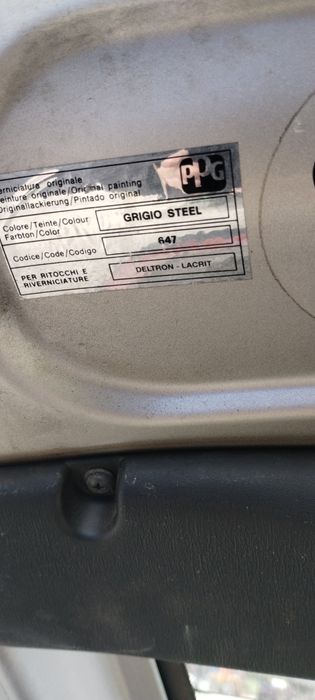 Fiat Seicento klapa bagażnika tył kod 647
