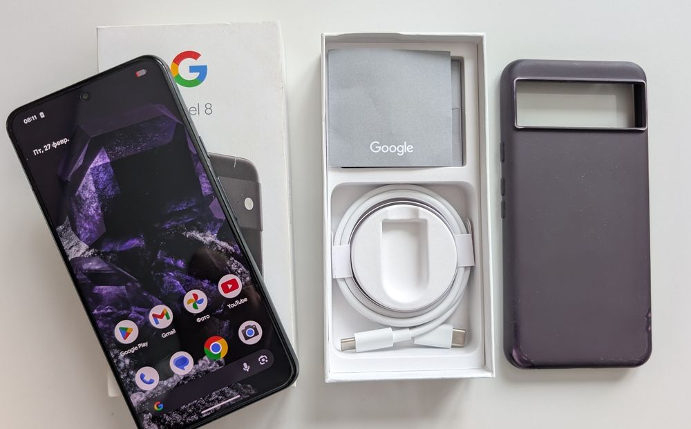 Смартфон Pixel 8 128Gb Black