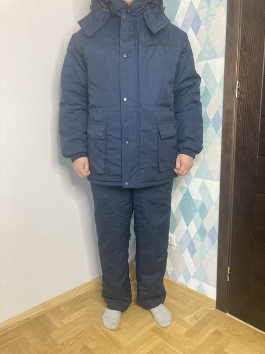 Напівкомбінезон + куртка подовжена - утеплений комплект 52-54