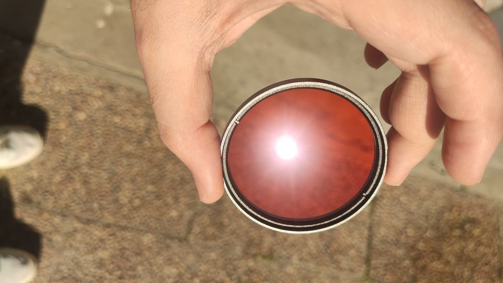 Filtro/lente Laranja 58mm Novo (envio grátis)