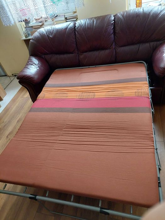Sofa/kanapa skórzana + 2 fotele