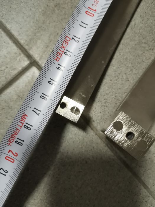 Puxadores inox armários cozinha